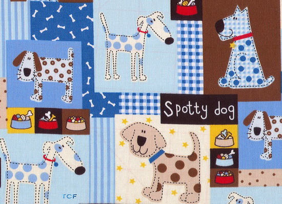 Spotty Dog Puppy Blues Patches